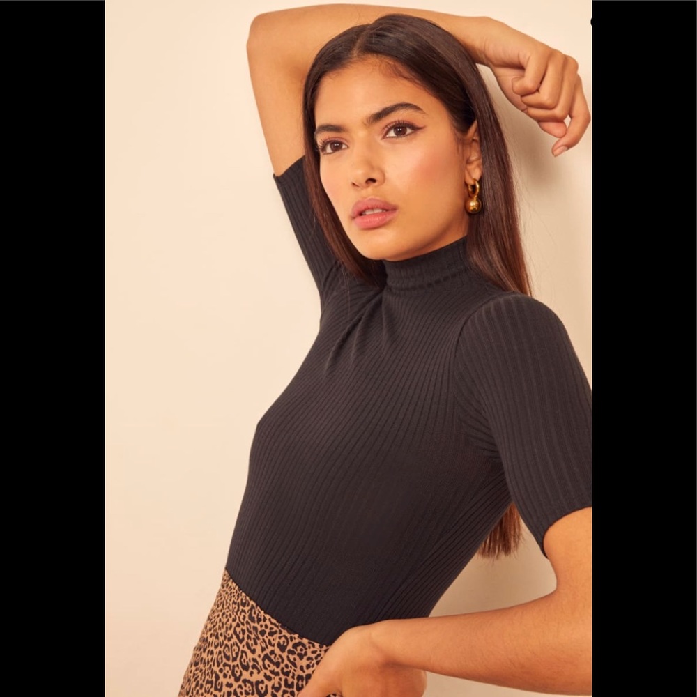 Reformation Leia Mock Neck